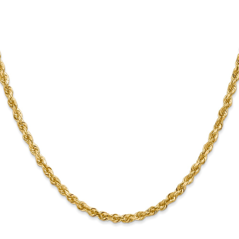 14k 3.35mm D/C Quadruple Rope Chain (14.83 grams)