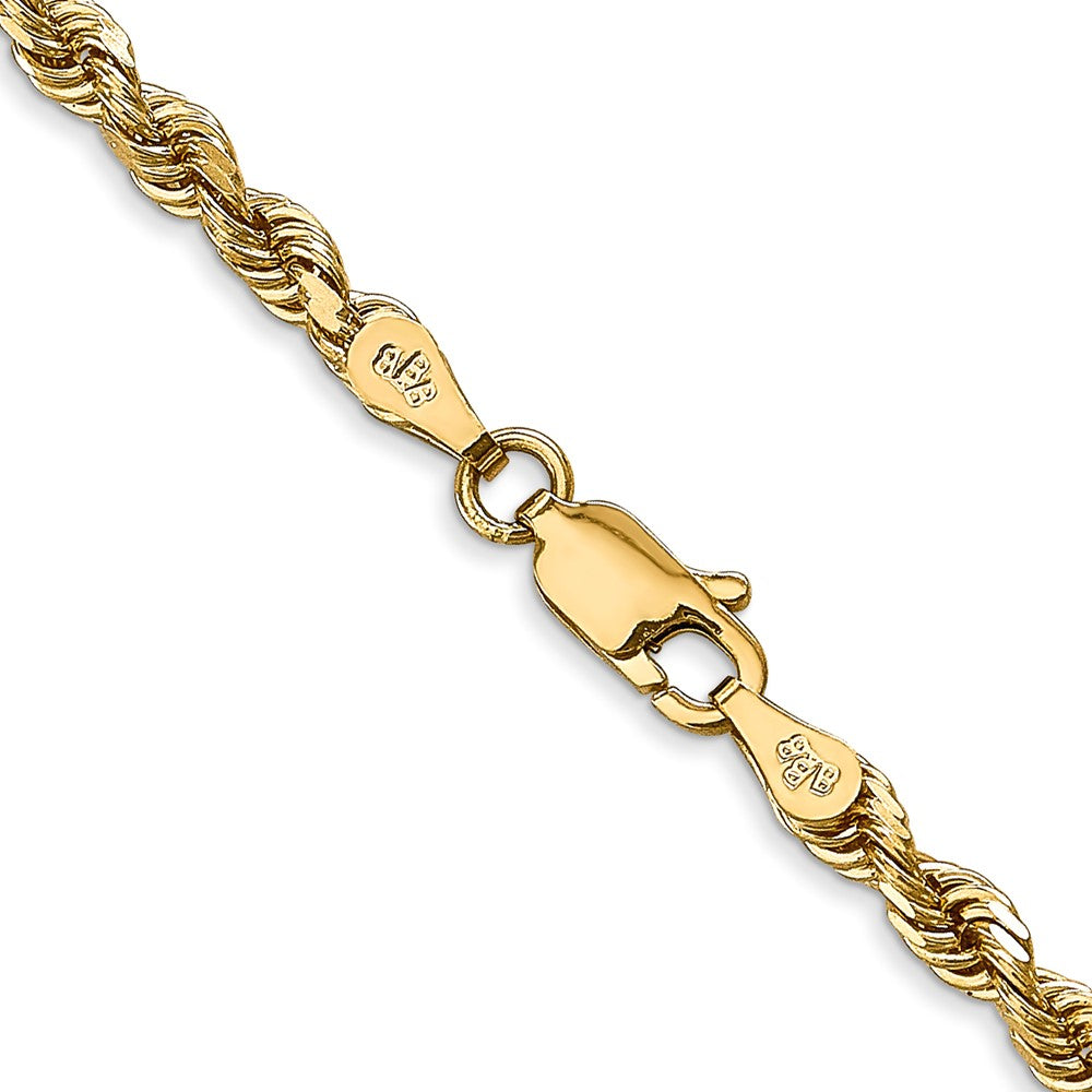 14k 3.35mm D/C Quadruple Rope Chain (14.83 grams)