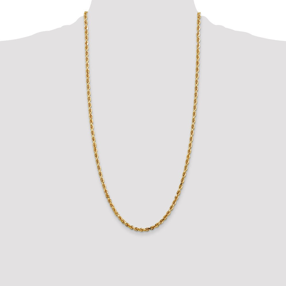14k 4mm D/C Quadruple Rope Chain (18.99 grams)