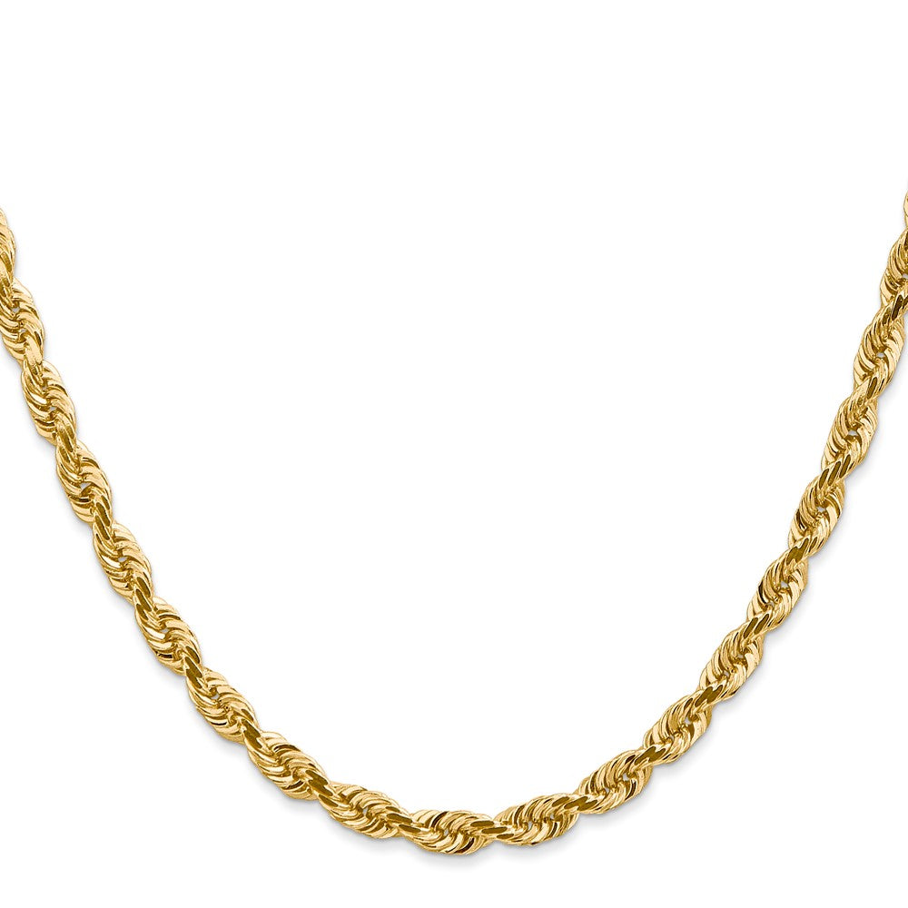 14k 4.5mm D/C Quadruple Rope Chain (24.58 grams)