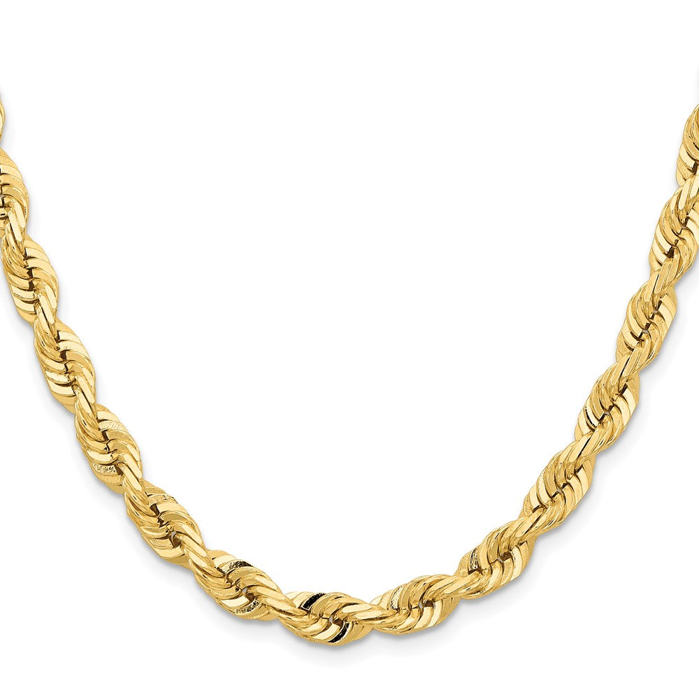 14k 7.0mm D/C Quadruple Rope Chain (71.52 grams)