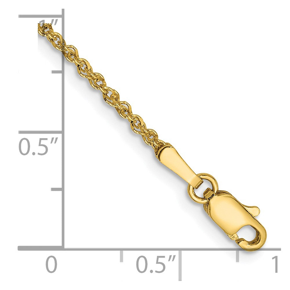 14K 1.7mm Ropa Chain Bracelet (1.48 grams)