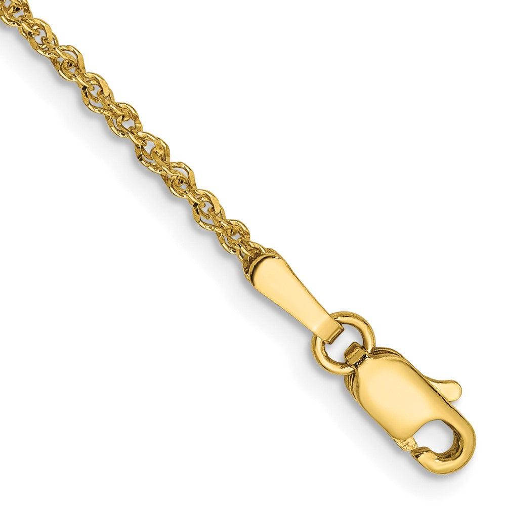 14K 1.7mm Ropa Chain Bracelet (1.48 grams)