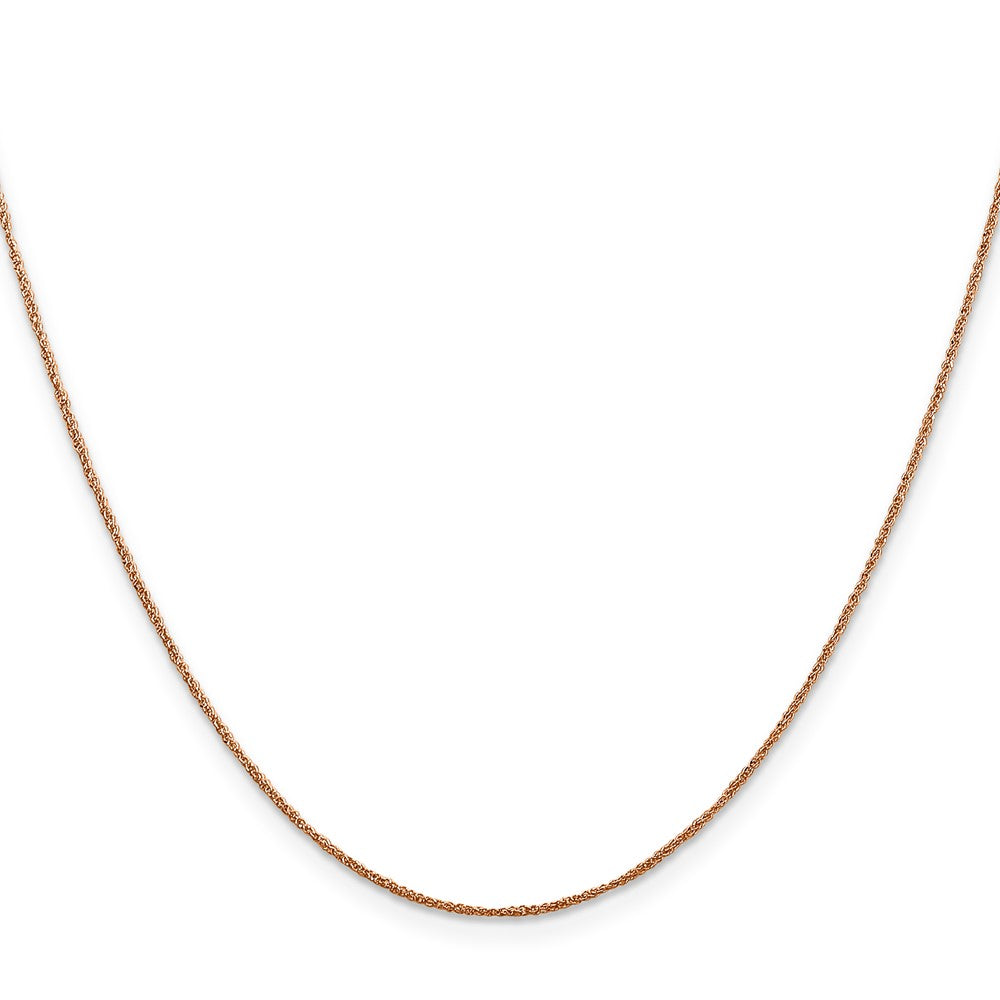 14K Rose Gold .7mm Ropa Chain (0.66 grams)