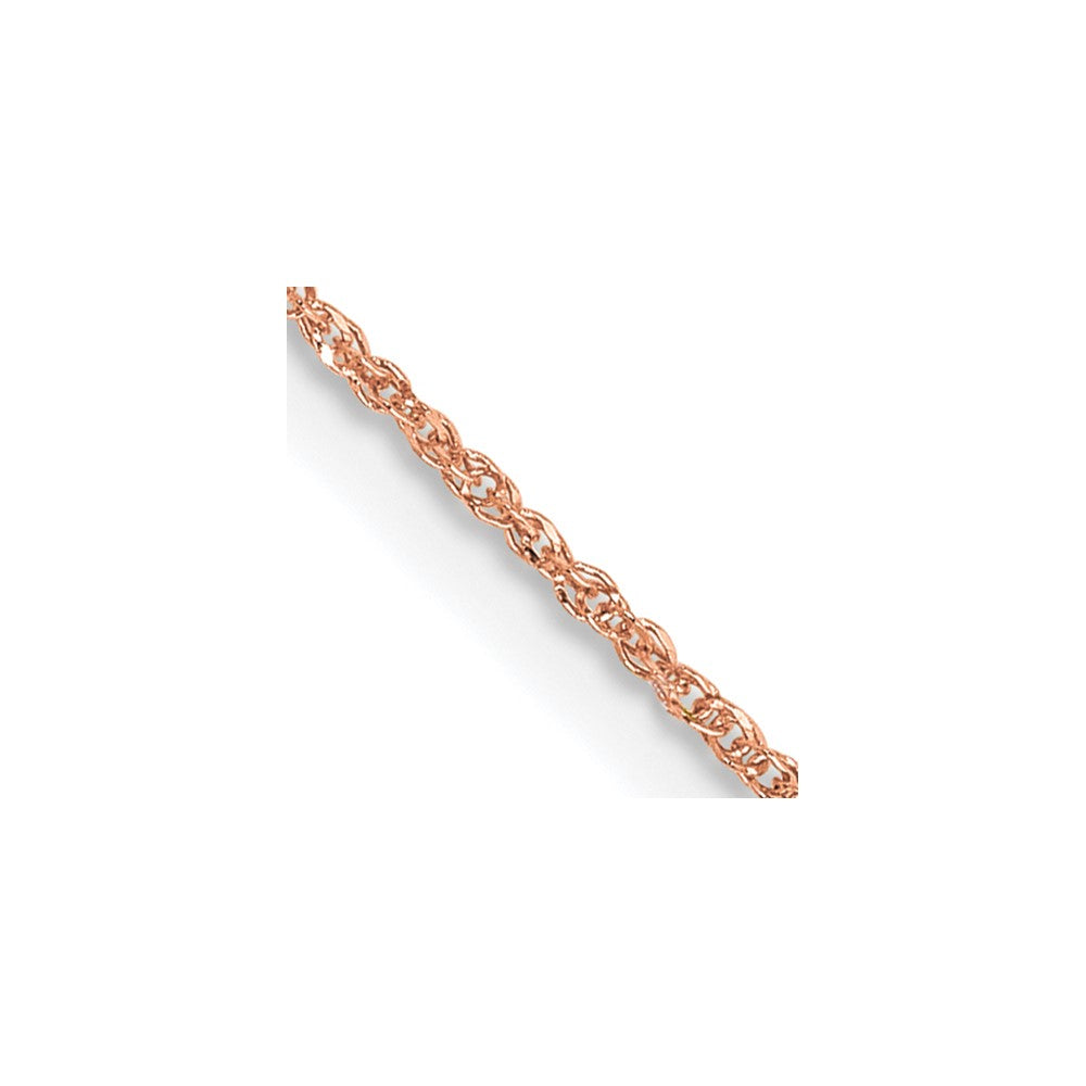 14K Rose Gold .7mm Ropa Chain (0.66 grams)