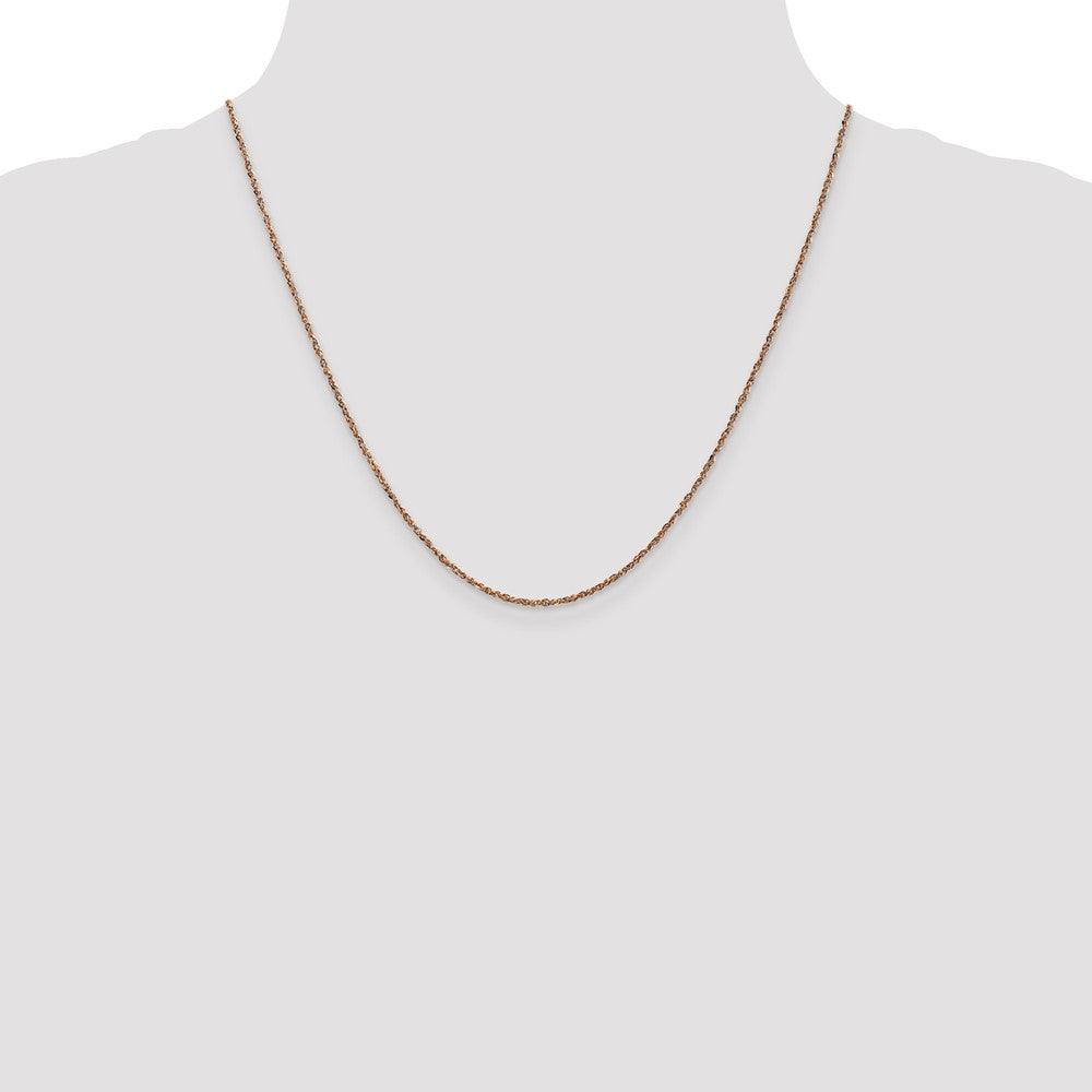 14K Rose Gold 1.7mm Ropa Chain (2.31 grams)