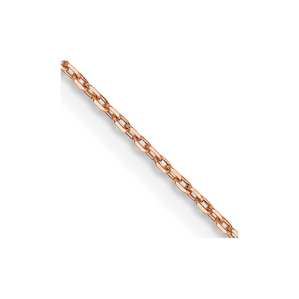 14k Rose Gold .8mm D/C Cable Chain (1.09 grams)