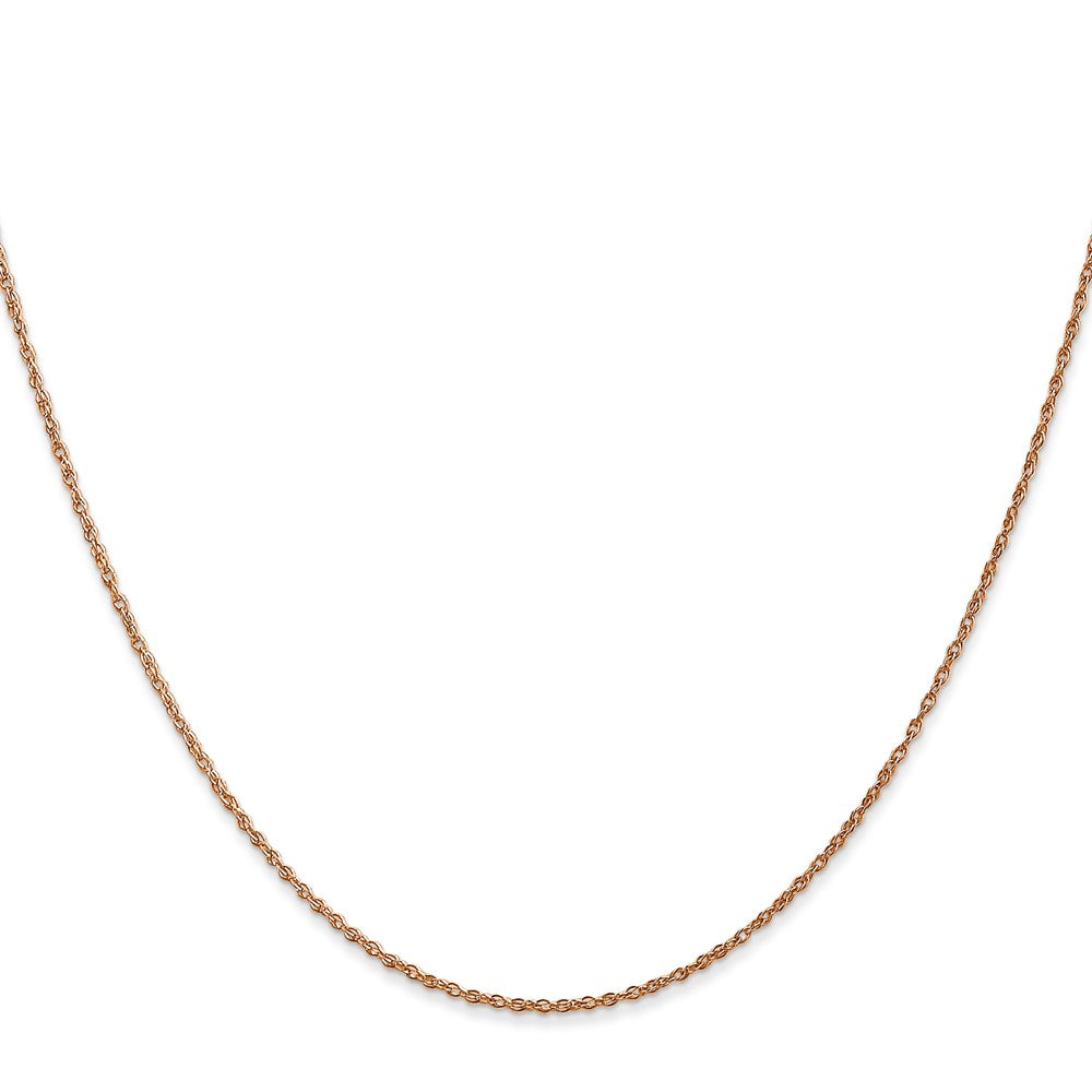 14k Rose Gold .8mm Baby Rope Chain (0.91 grams)