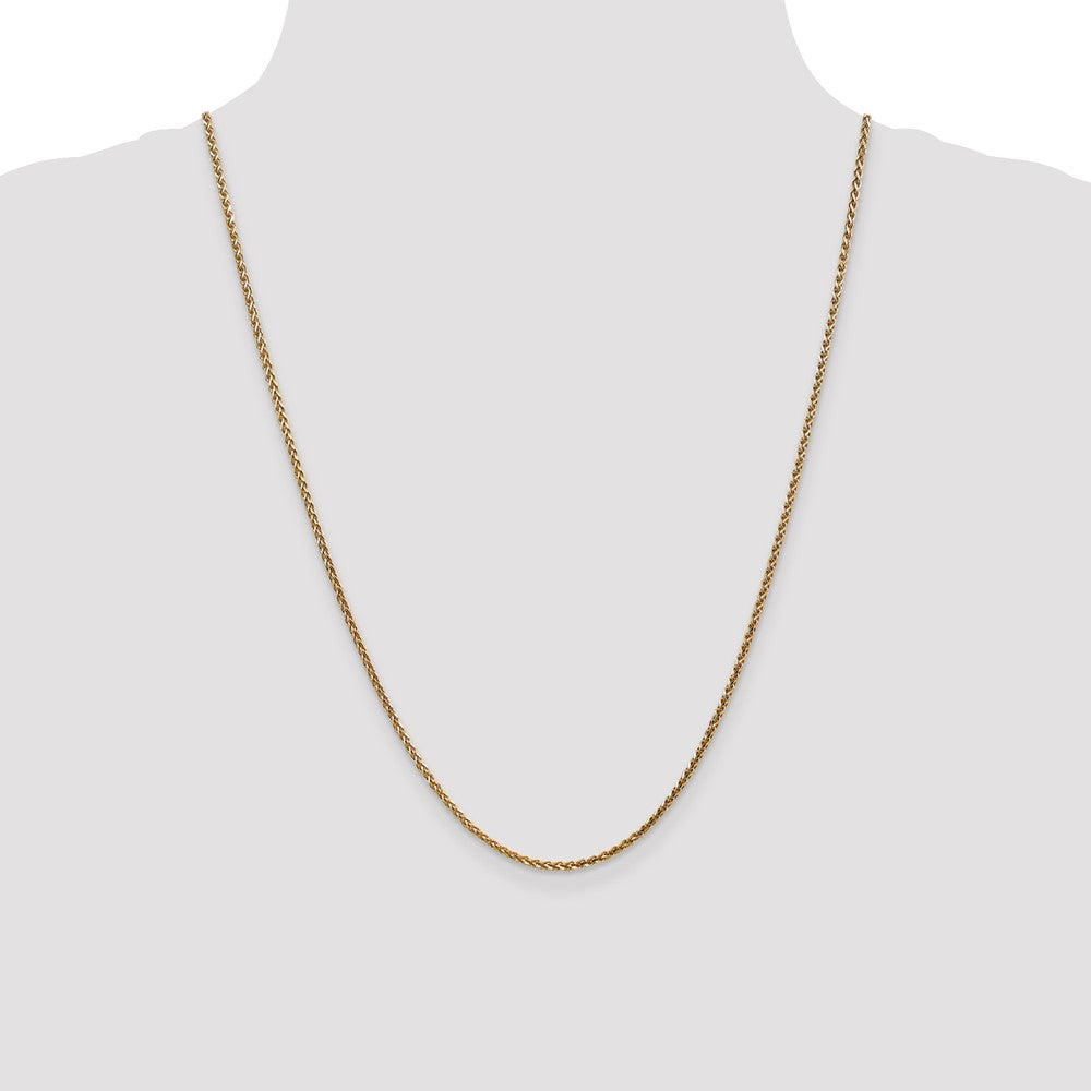 14k Rose Gold 2.1mm D/C Spiga Chain (6.95 grams)