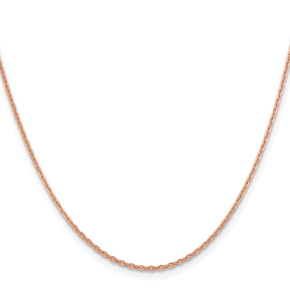 14k Rose Gold 1.8m D/C Cable Chain (3.98 grams)