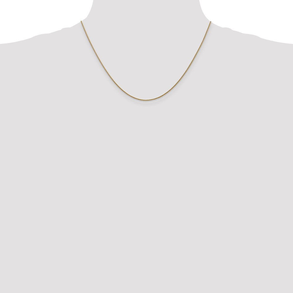 14k Rose Gold 1.05mm D/C Spiga Chain (2.02 grams)