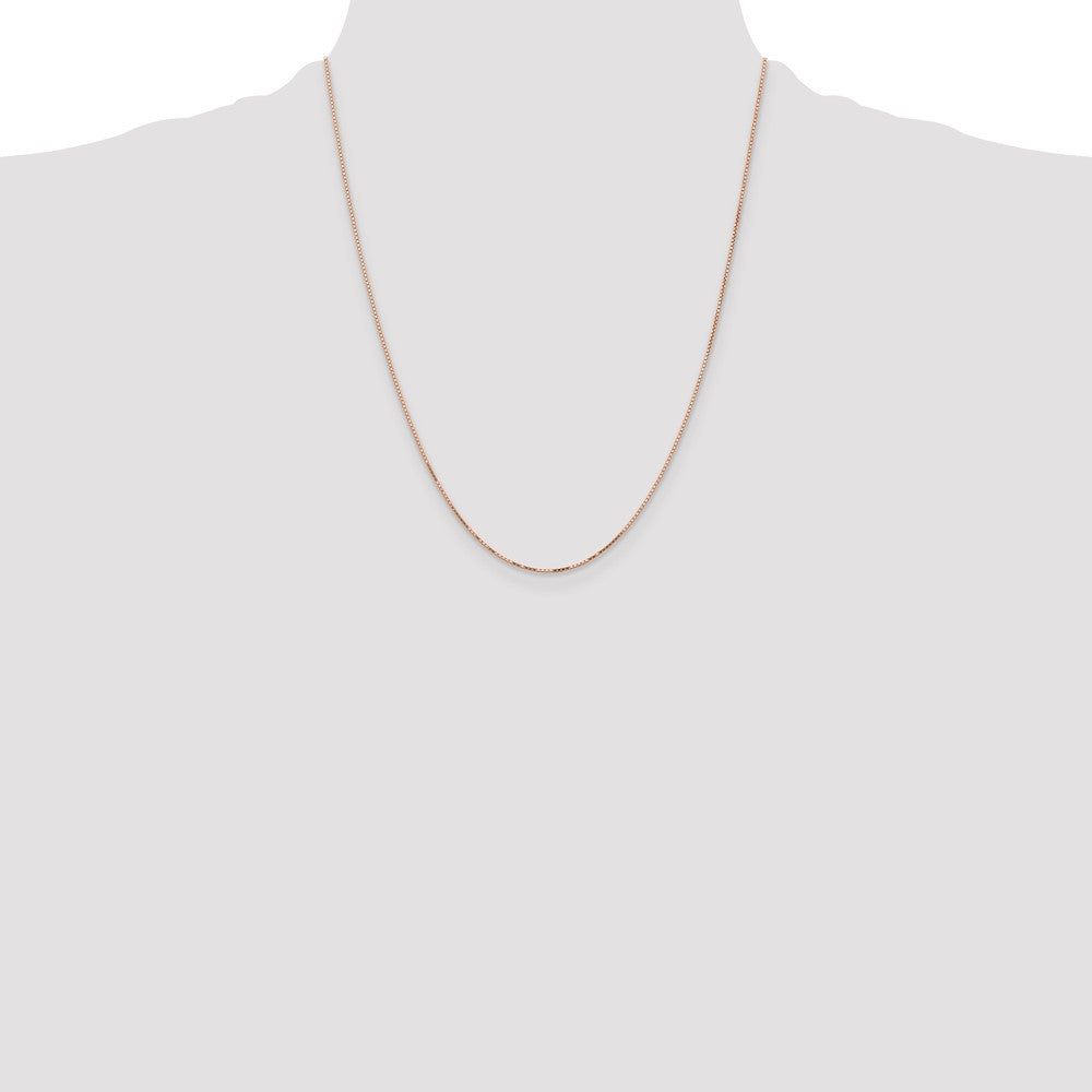 14k Rose Gold .95mm Box Chain (2.57 grams)