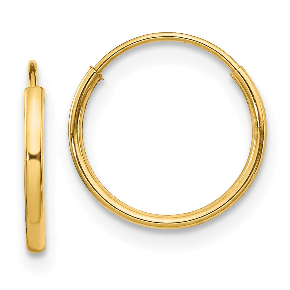 14k Madi K Endless Hoop Earrings (0.25 grams)