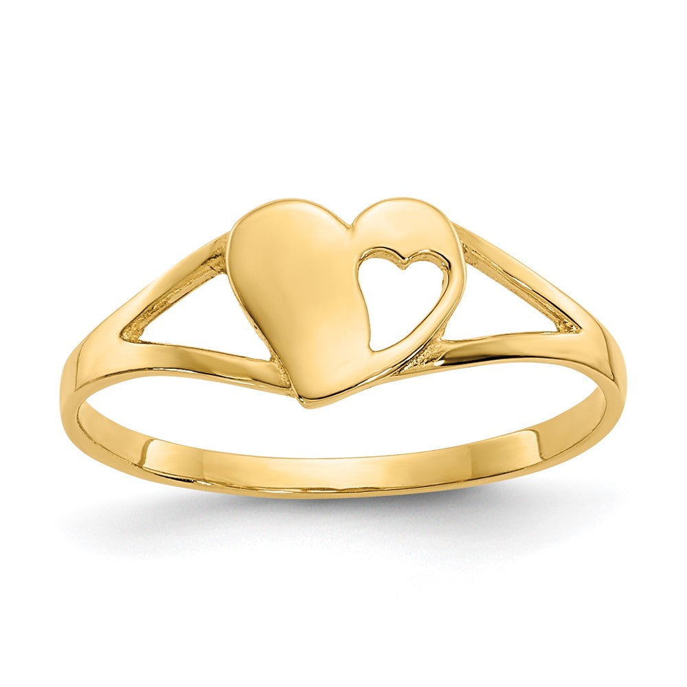 14k Madi K Heart Baby Ring