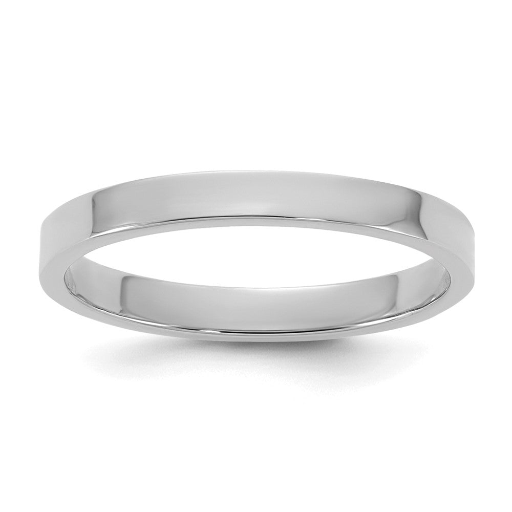 14K White Gold Madi K High Polished 2mm Band Baby / Children's Ring (1.04 grams)