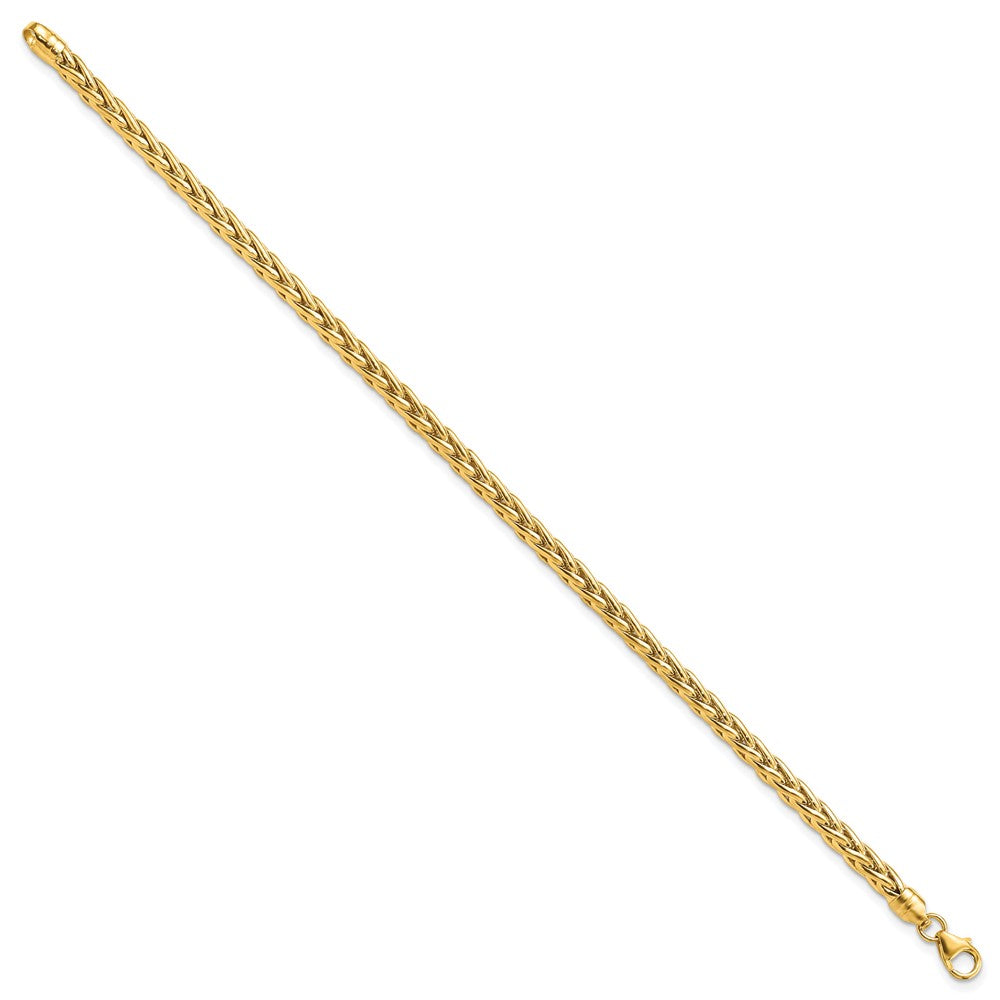14k Yellow Gold 4 mm Polished Fancy Link Bracelet (5.29 grams)
