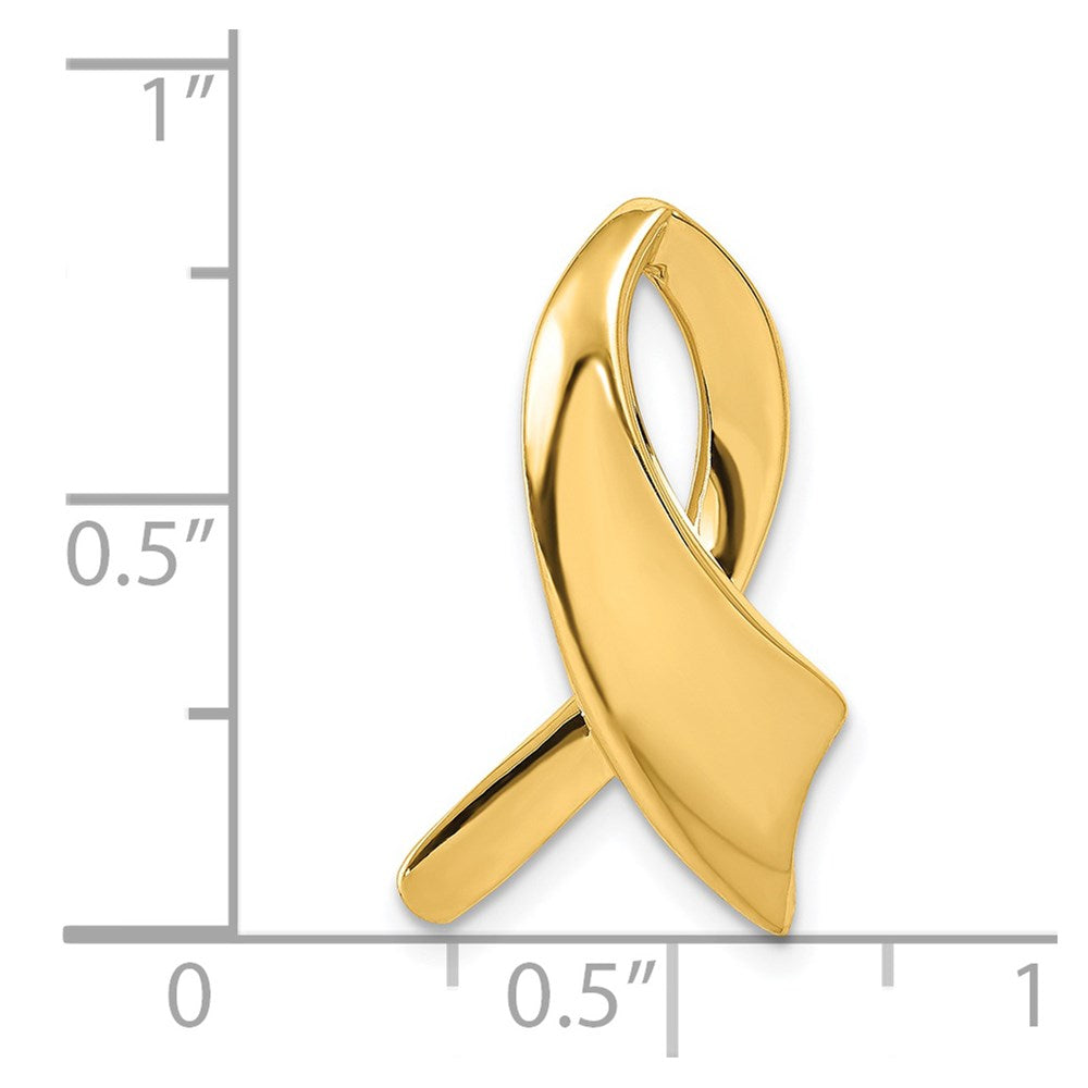 14k Yellow Gold 14 mm Slide (2.34 grams)