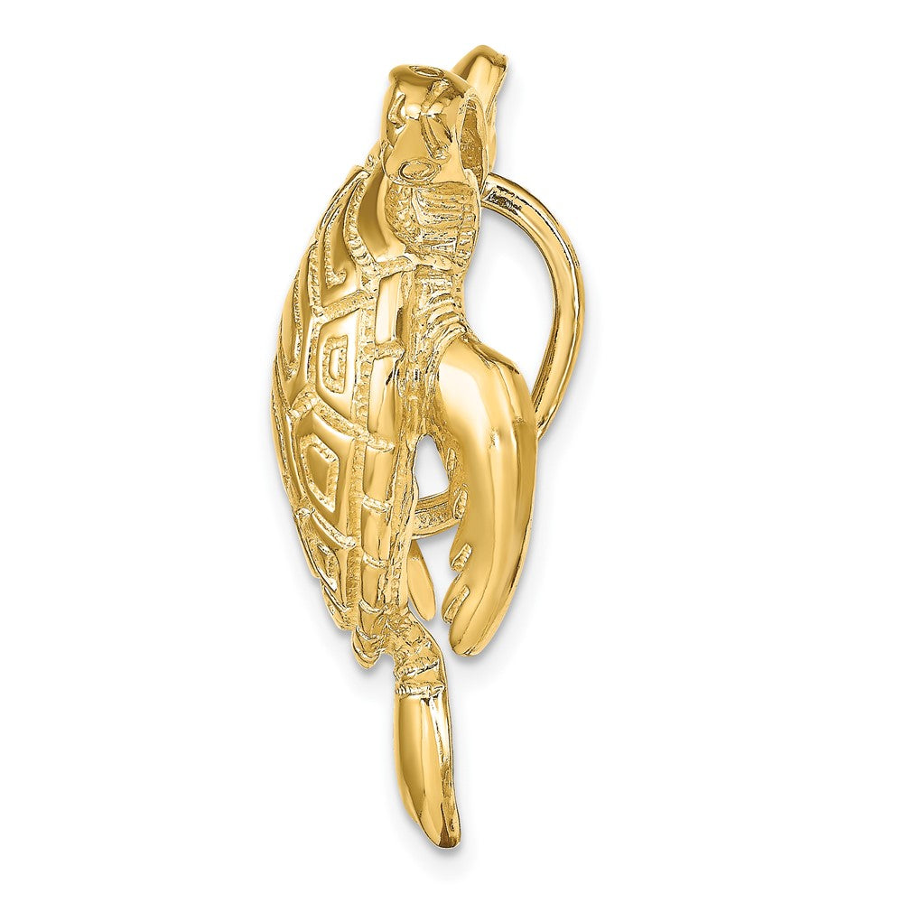 14k Yellow Gold 31 mm Turtle Slide (11.25 grams)
