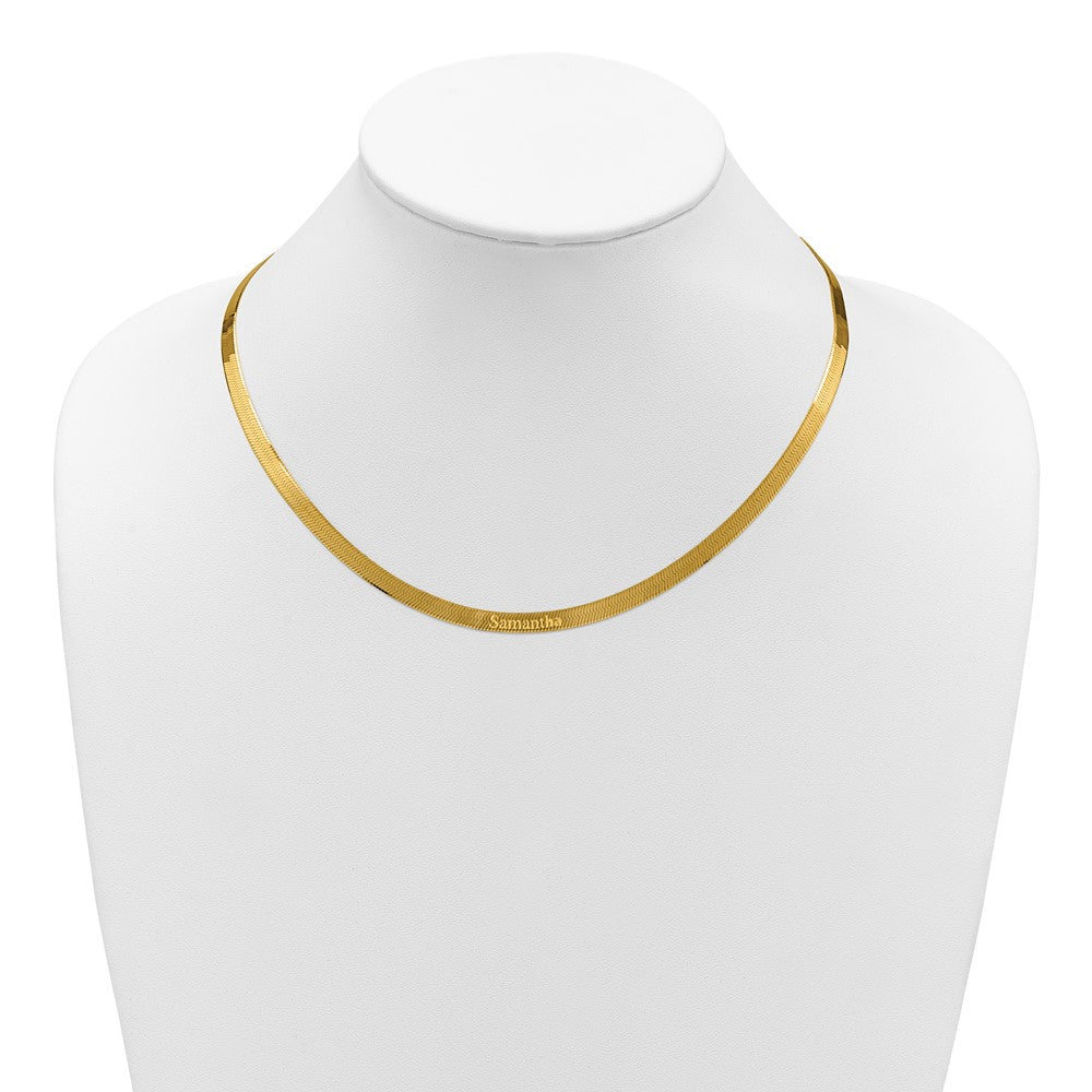 14k 5mm Silky Herringbone Chain (9.82 grams)