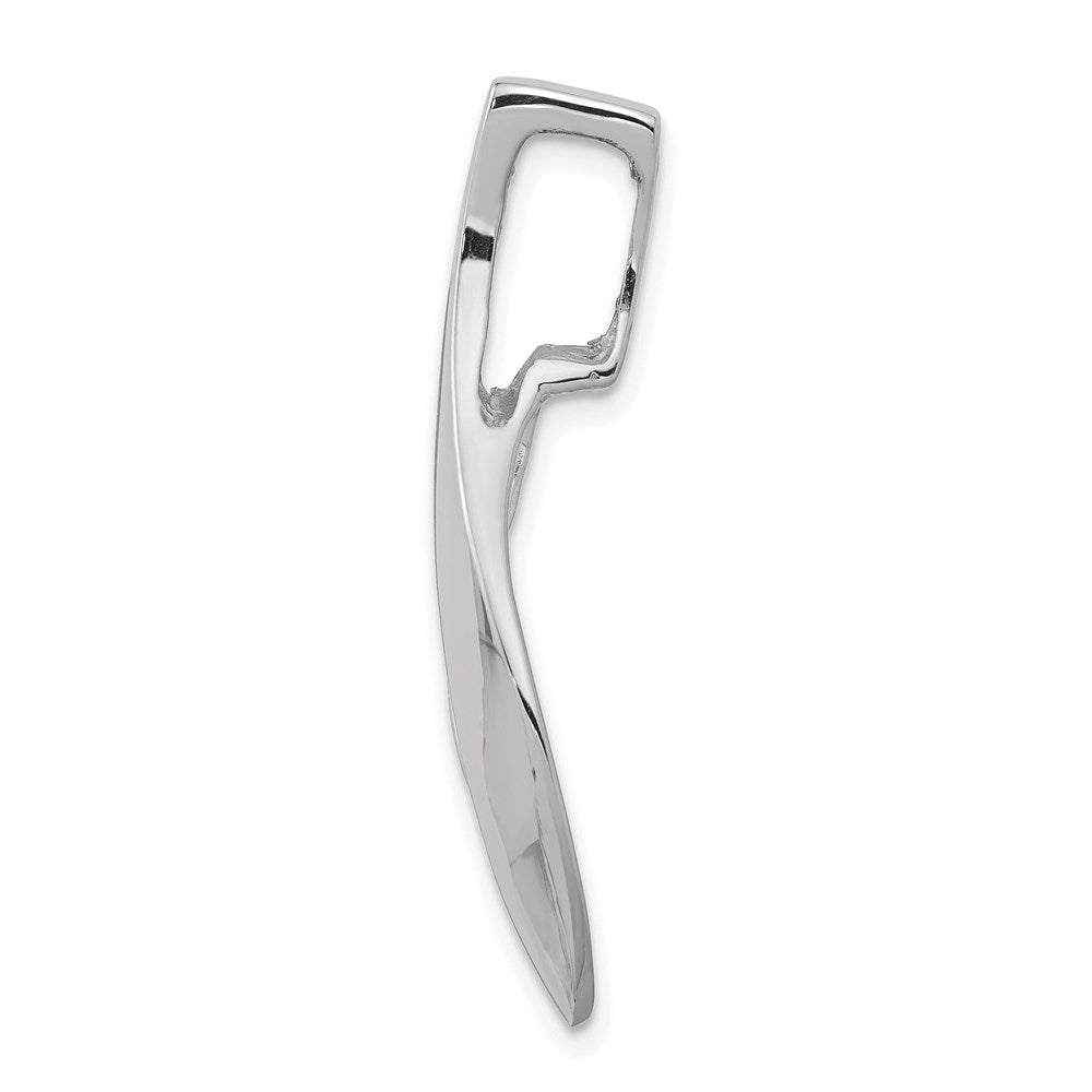 14k White Gold 13 mm Designer Slide (3.64 grams)