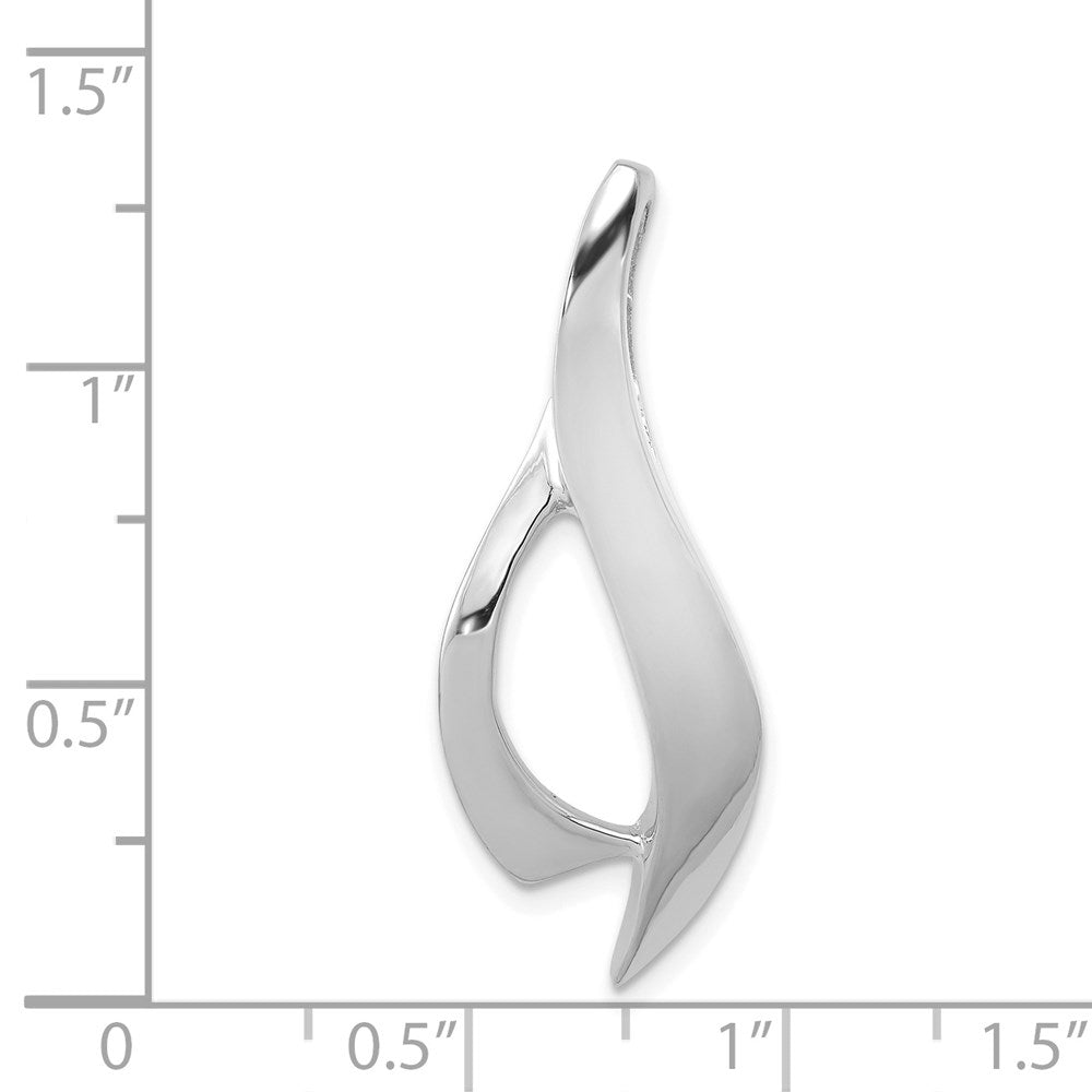 14k White Gold 13 mm Designer Slide (3.64 grams)