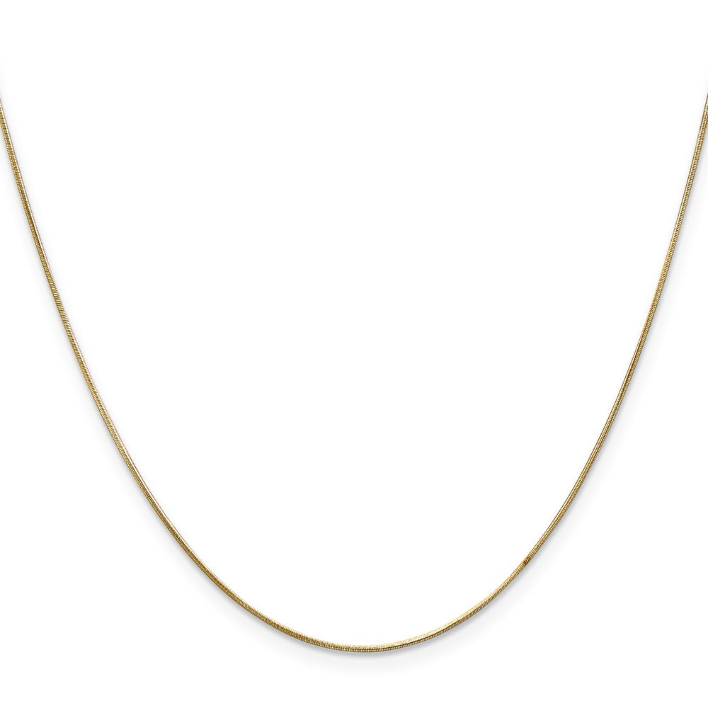 14k .65mm Round Snake Chain (1.89 grams)