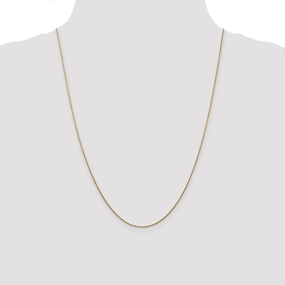 14k .8mm Round Snake Chain (2.37 grams)