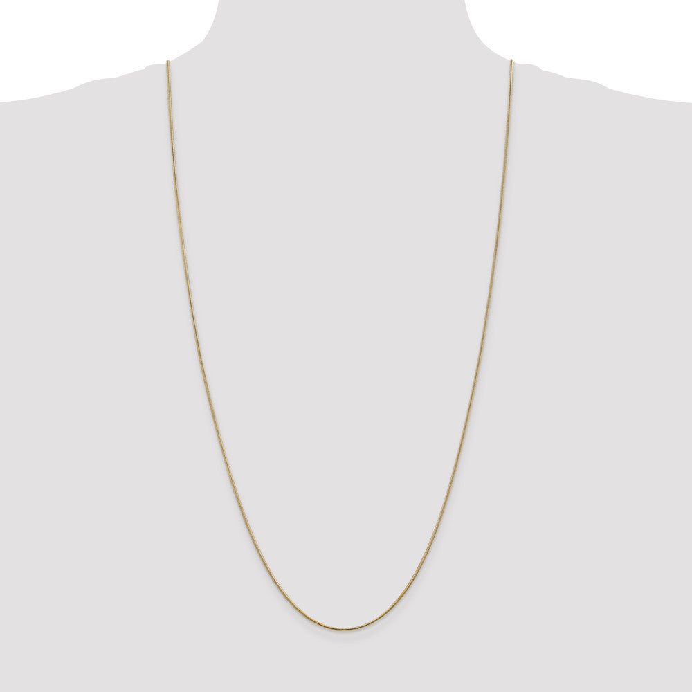 14k 1.1mm Round Snake Chain (4.48 grams)