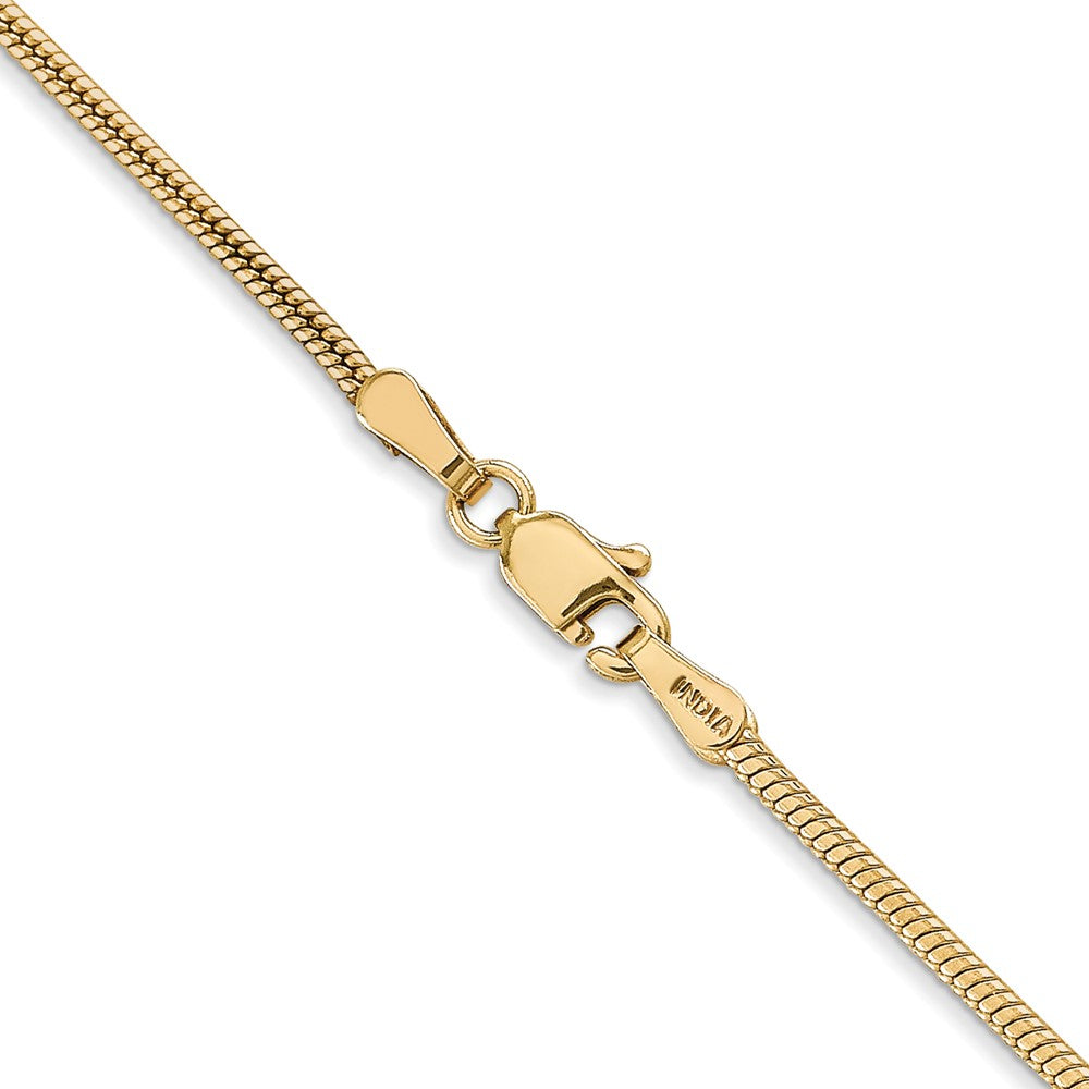 14k 1.6mm Round Snake Chain (8.03 grams)