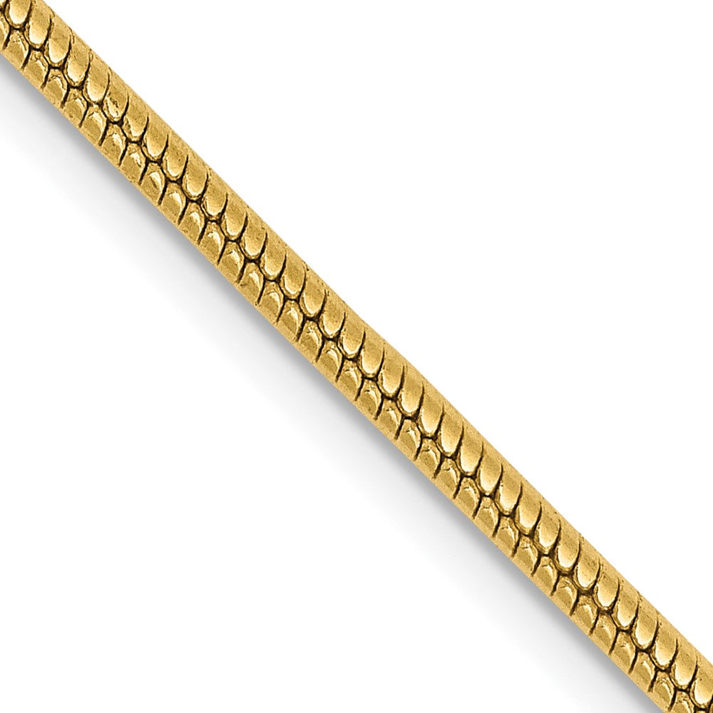 14k 1.85mm Round Snake Chain (10.98 grams)