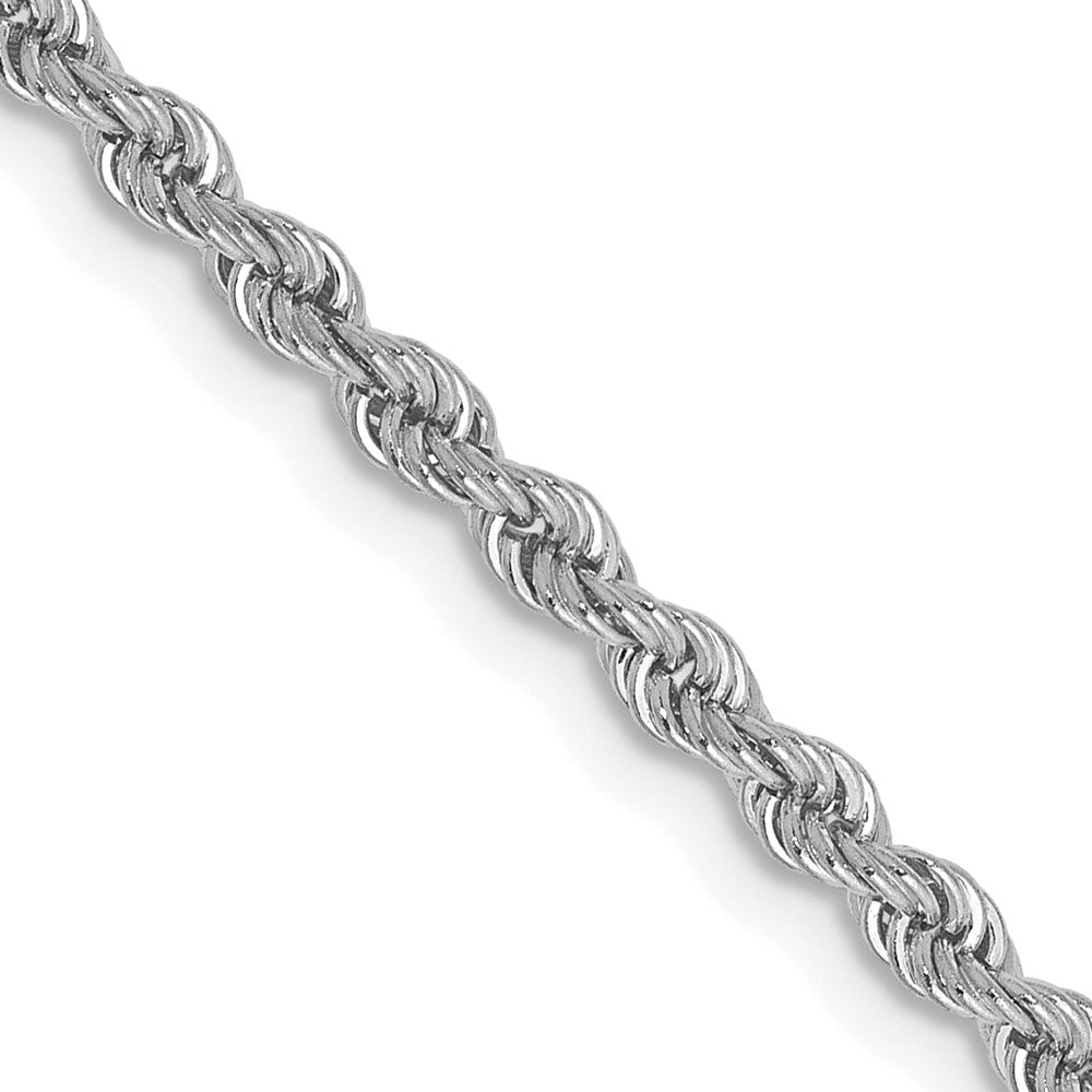 14k WG 2.5mm Regular Rope Chain (8.16 grams)