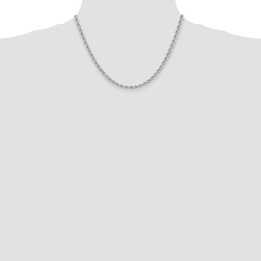 14k WG 4.0mm Regular Rope Chain (24.17 grams)