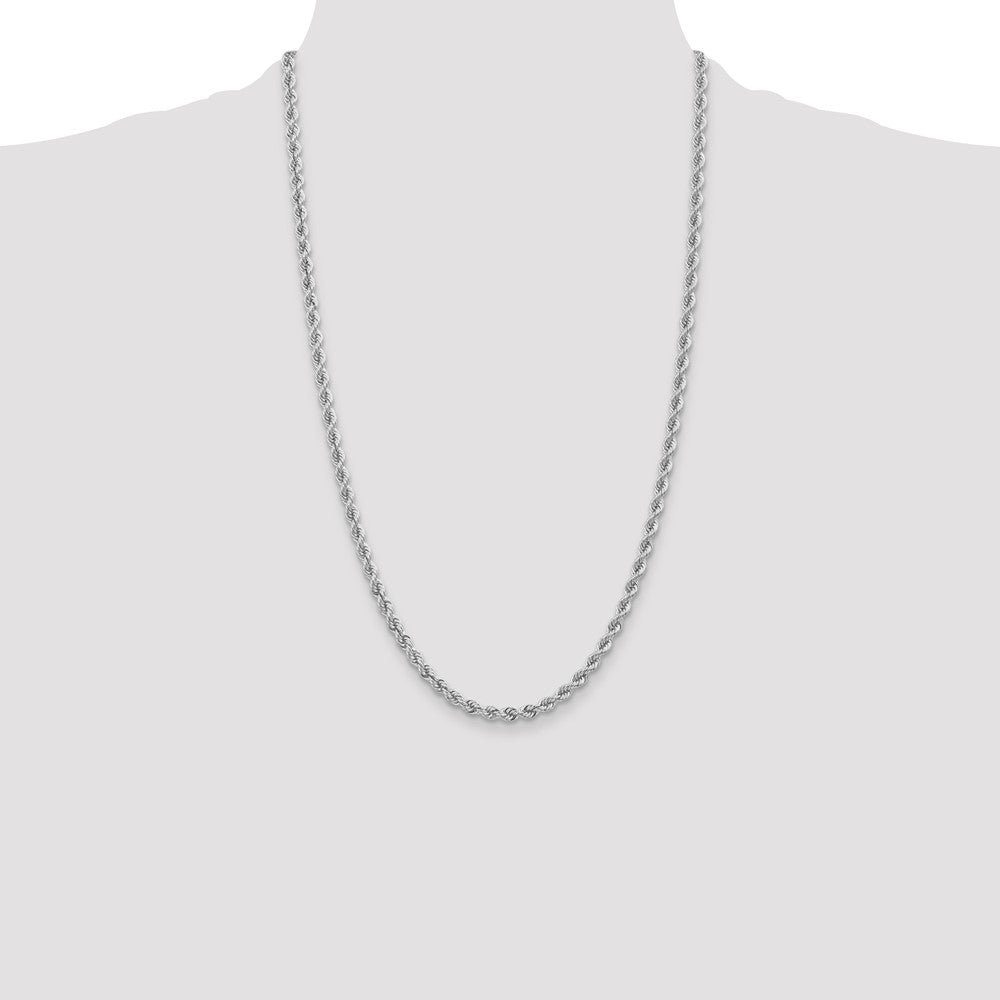14k WG 4.0mm Regular Rope Chain (24.17 grams)