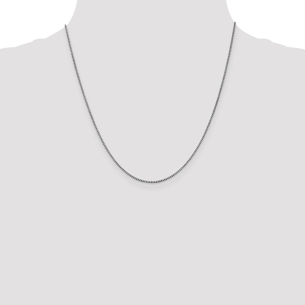 14k WG 1.05mm Box Chain (3.35 grams)