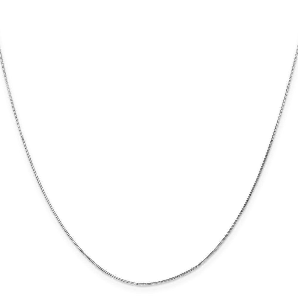 14k WG .5mm Octagonal Snake Chain (1.79 grams)