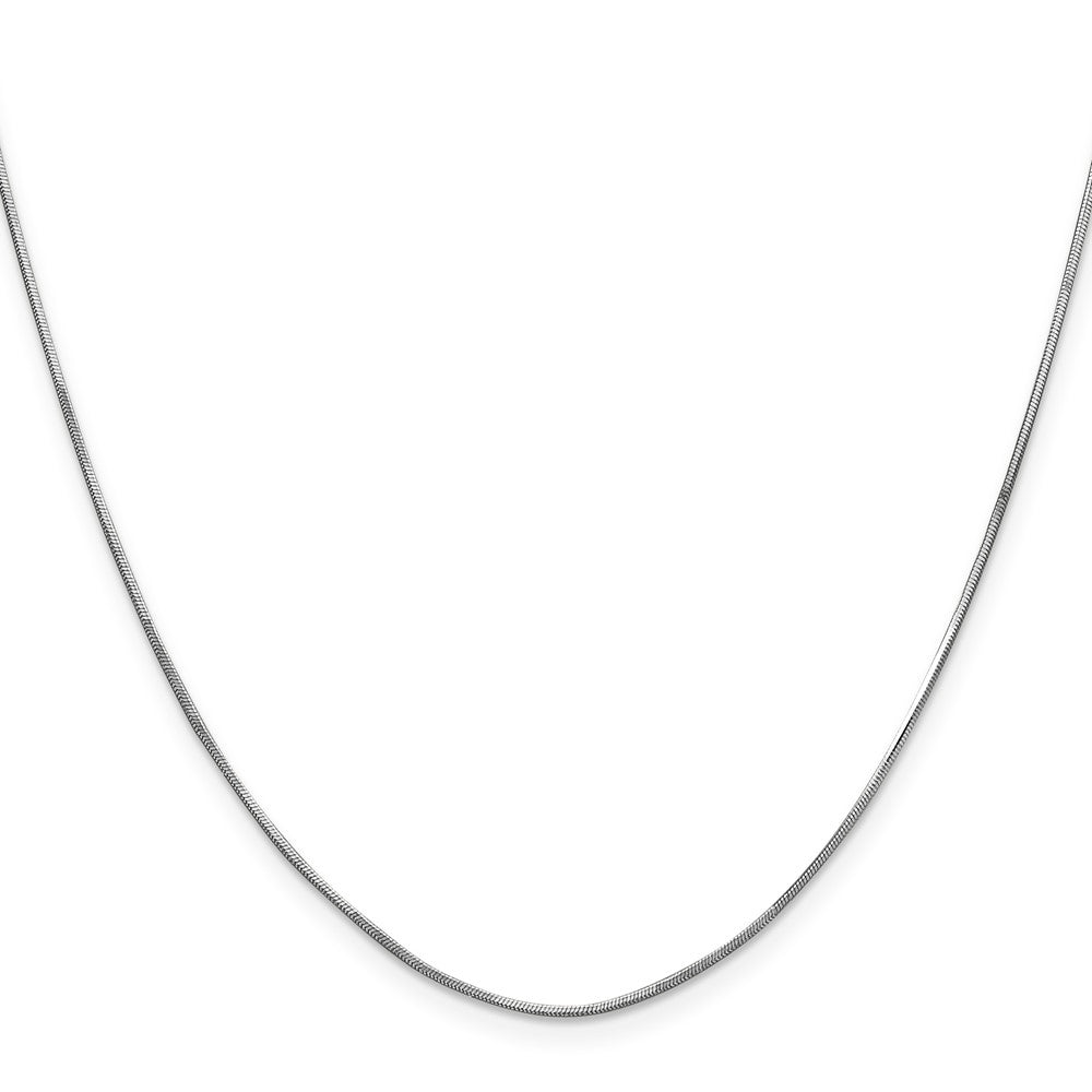 14k WG .8mm Octagonal Snake Chain (3.03 grams)