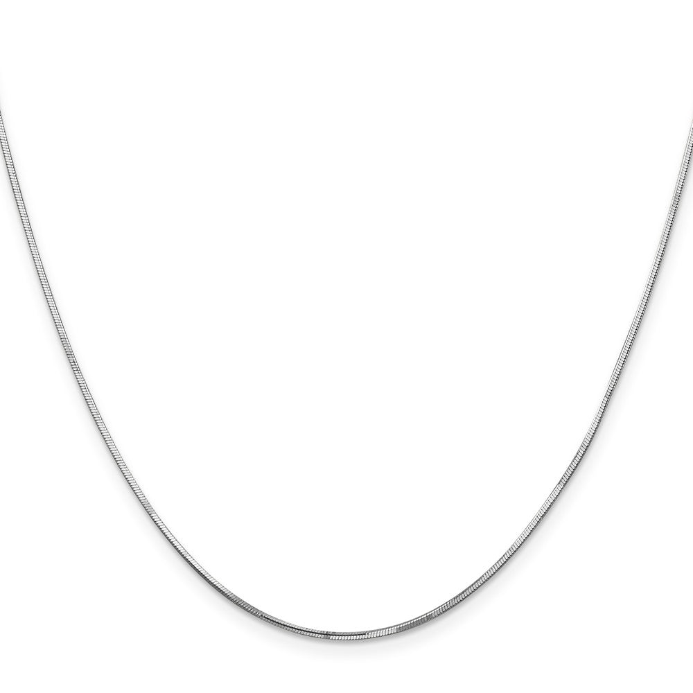 14k WG 1.9mm Octagonal Snake Chain (7.40 grams)