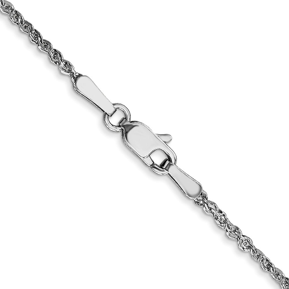 14K White Gold 1.7mm Ropa Chain (2.01 grams)