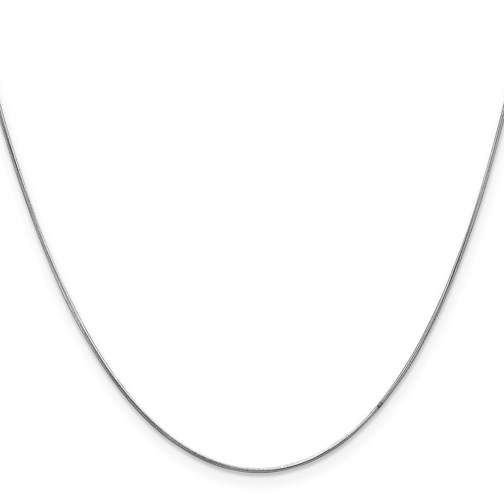 14k WG .6mm Round Snake Chain (2.01 grams)