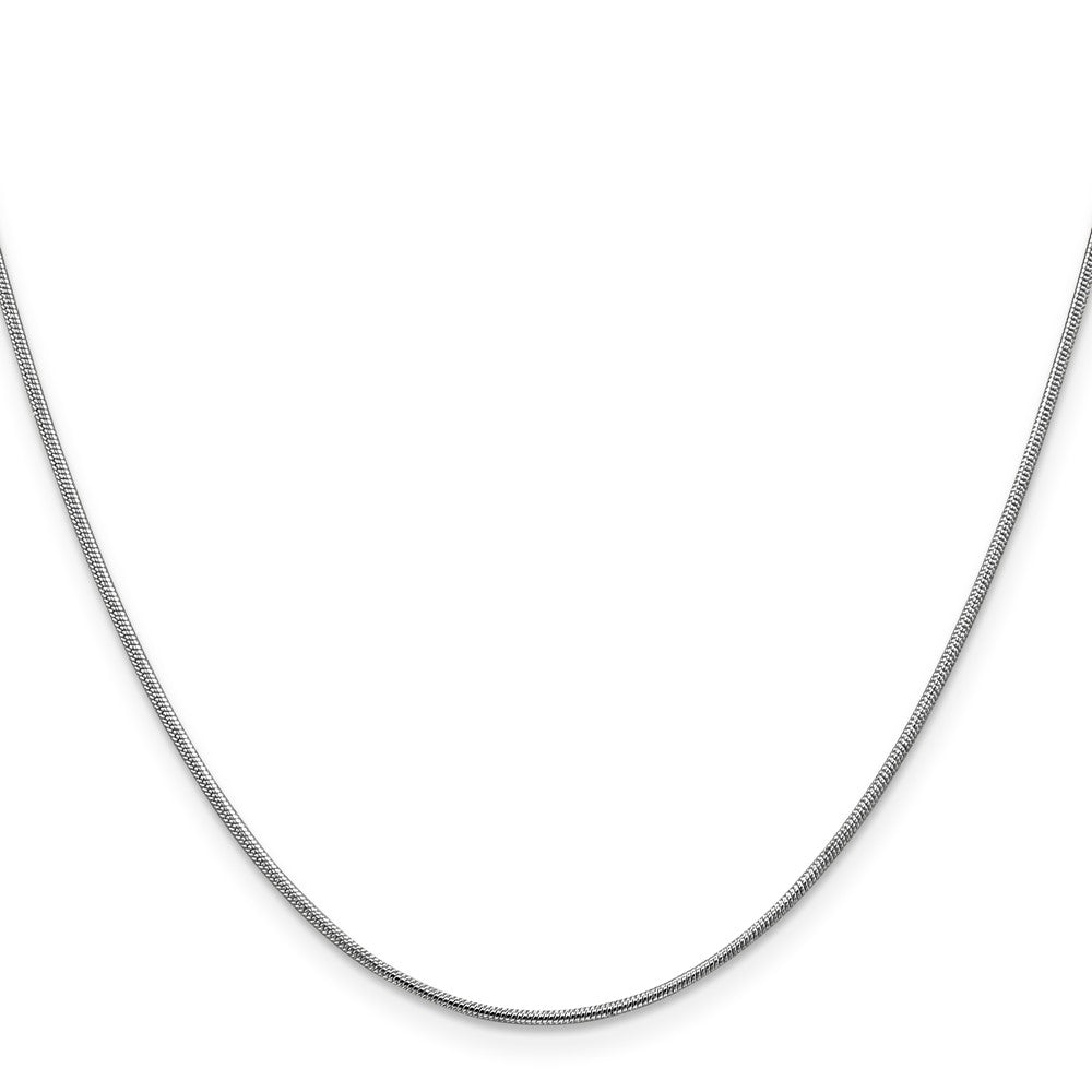 14k WG 1.1mm Round Snake Chain (4.39 grams)