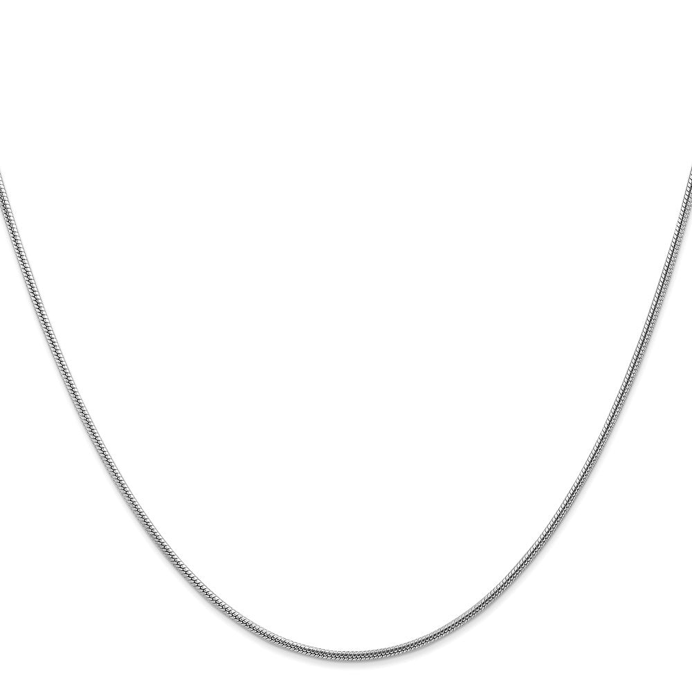 14k WG 1.6mm Round Snake Chain (7.64 grams)
