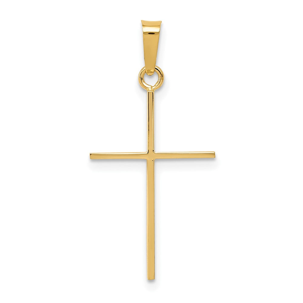 14k Yellow Gold 14 mm Cross Pendant (0.81 grams)