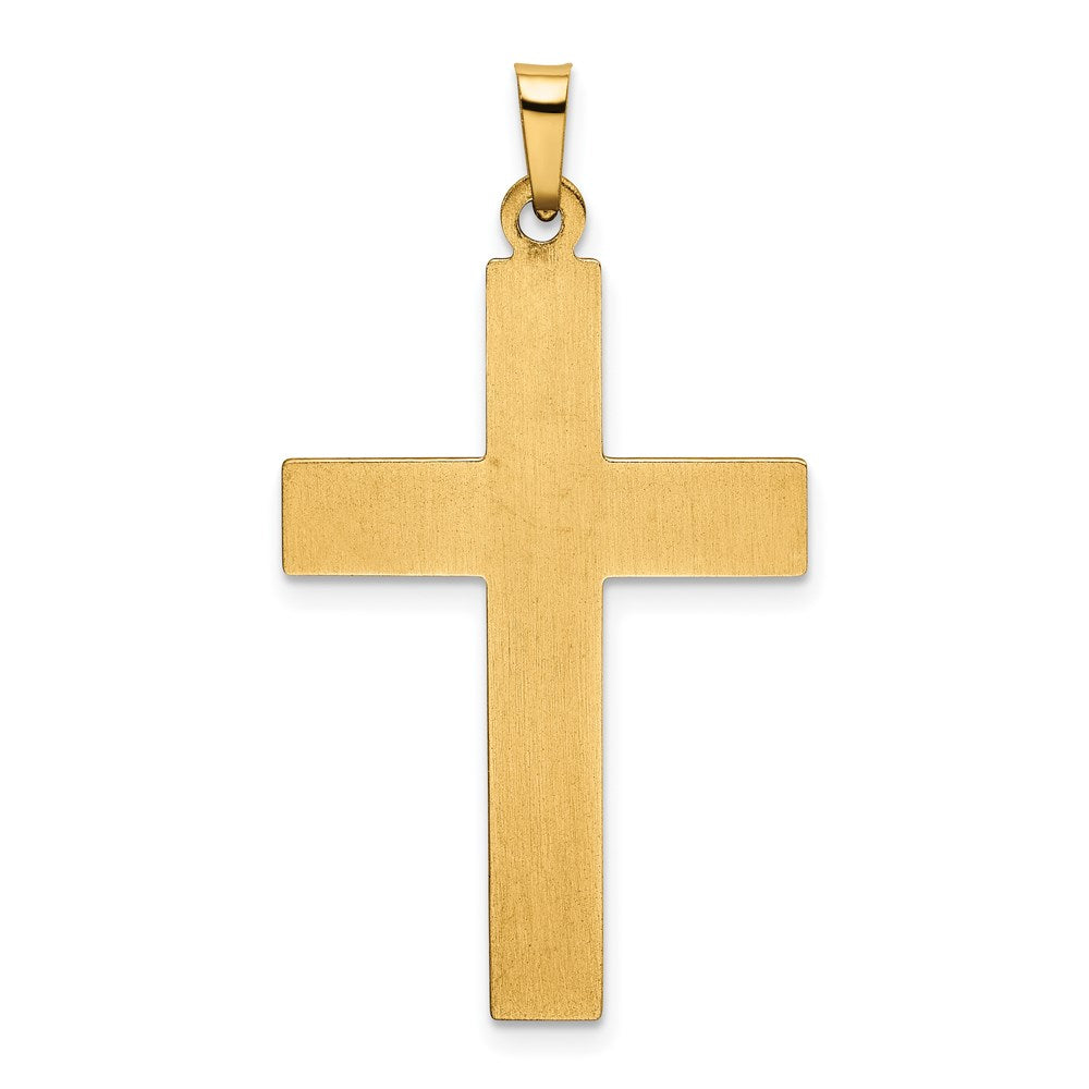 14k Yellow Gold 20.17 mm Polished Cross Pendant (1.08 grams)