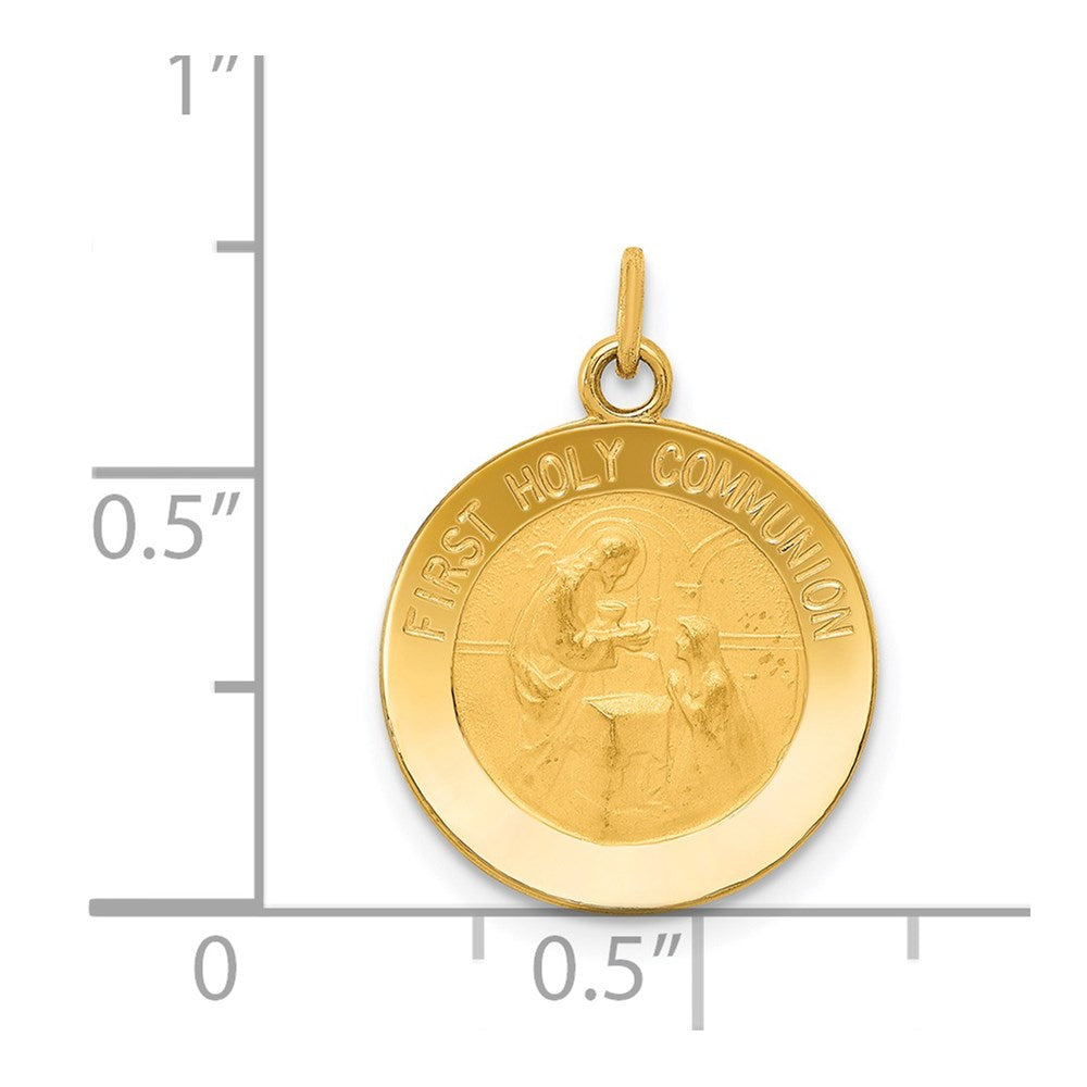 14k Yellow Gold 15 mm nion Charm (1.22 grams)