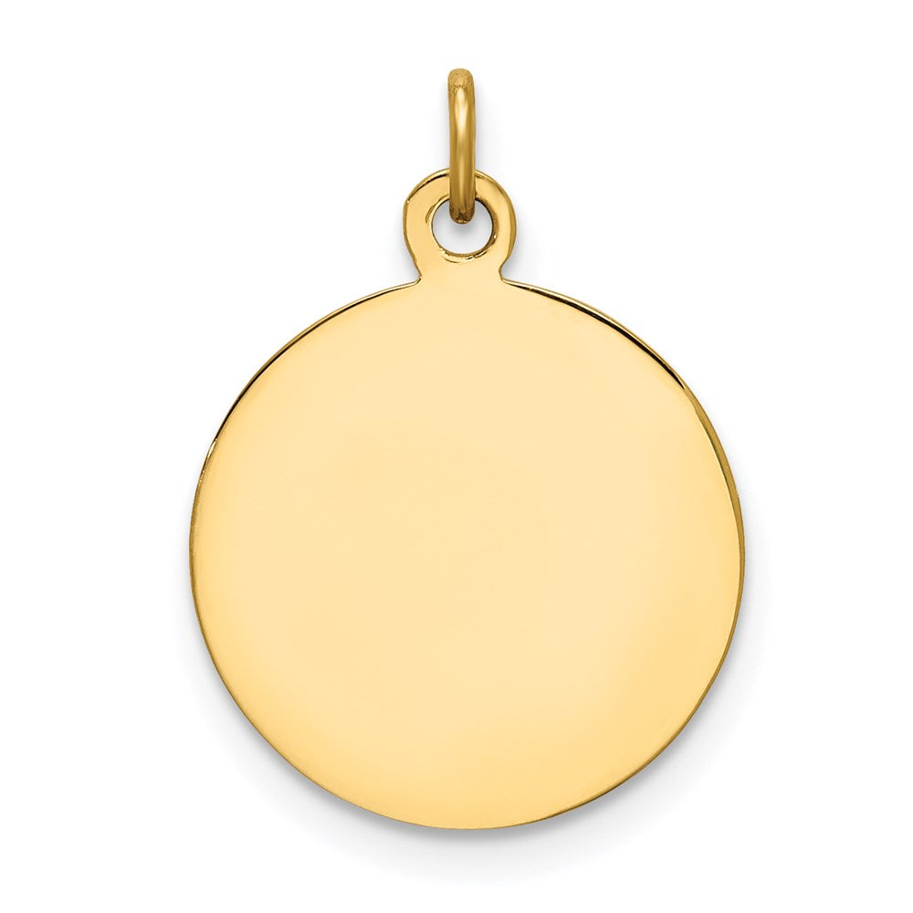 14k Yellow Gold 15 mm Saint Paul Medal Charm (1.19 grams)