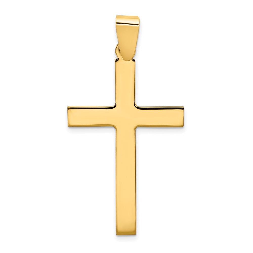 14k Yellow Gold 23 mm Polished Cross Pendant (1.71 grams)