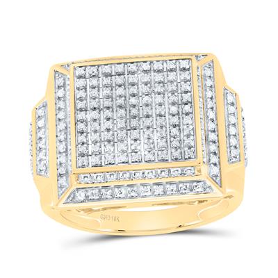 5/8Ct-Dia Micro-Pave Mens Ring (6.63 grams)