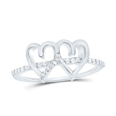 1/8Ctw-Dia P1 Gift Heart Ring (2.13 grams)