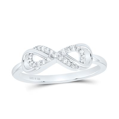 1/10Ctw-Diamond Gift Infinity Ring (2.13 grams)