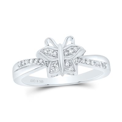 1/10Ctw-Dia P1 Gift Butterfly Ring (2.68 grams)